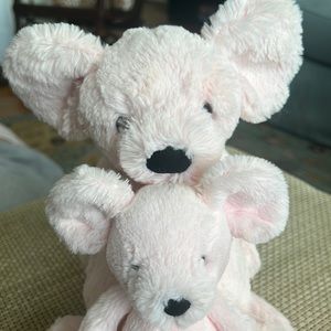 Jellycat Pink Mice - Mom and Baby